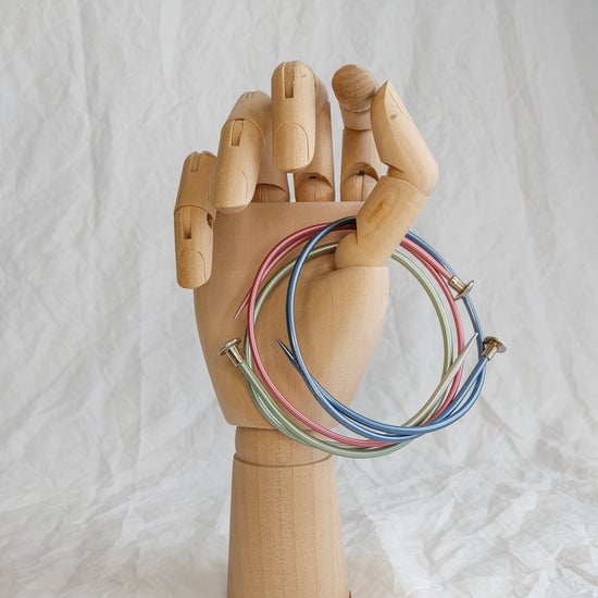Set of 3 Knitting Needle Bracelets